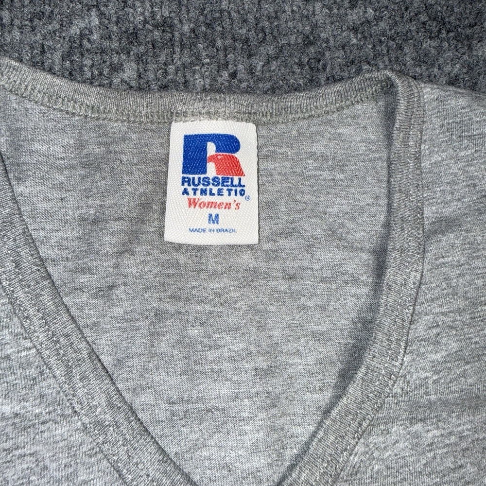 Vintage Russell Athletic women's Texas Longhorns sleeveless top in gray Size M - Picture 5 of 6
